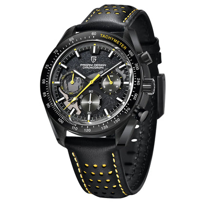 ChronoState Lunar Phantom Chronograph Quartz Watch for Men