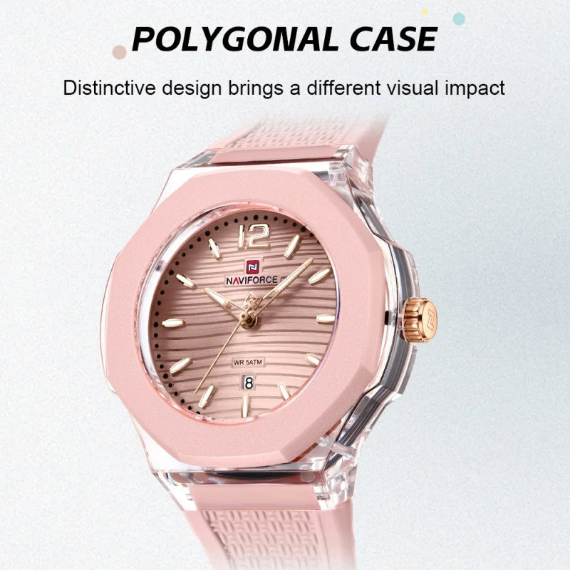 Montre NAVIFORCE NF6109 Quartz Étanche Silicone Luxe