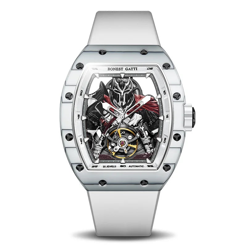 ChronoState Iron Legion Carbon Fiber Mechanical Luxury Watch for Men