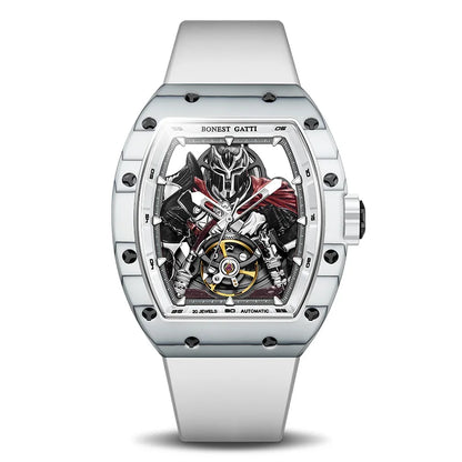 ChronoState Iron Legion Carbon Fiber Mechanical Luxury Watch for Men