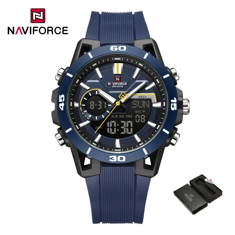 NAVIFORCE 2026 NF7135 Analog LCD Chronograph Watch