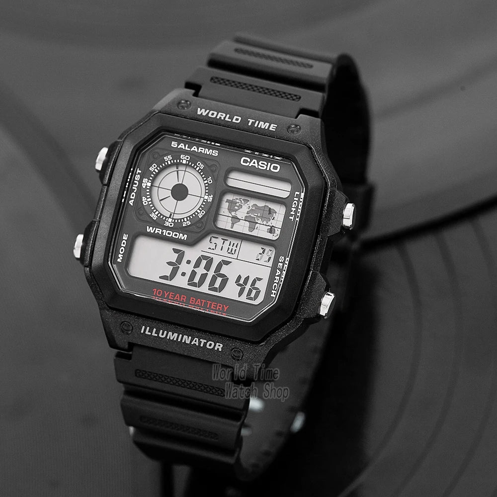 Casio montre Explosion montre hommes set marque de luxe LED militaire numérique montre sport étanche quartz hommes montre relogio masculino