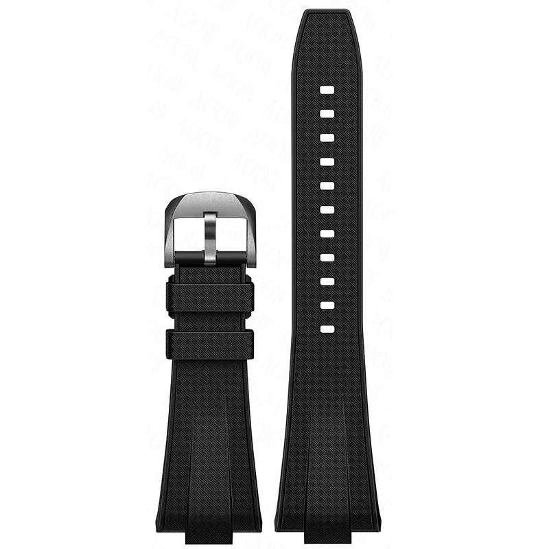 Bracelet de montre de rechange en silicone convexe pour homme Tissot PRX Powermatic 40mm T137.407 T137.410, en caoutchouc à dégagement rapide de 12mm