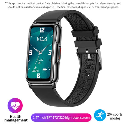Montre intelligente LIGE pour hommes et femmes, bracelet intelligent de fitness, moniteur de fréquence cardiaque et de tension artérielle, étanche, appels Bluetooth