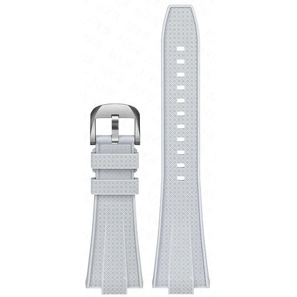 Bracelet de montre de rechange en silicone convexe pour homme Tissot PRX Powermatic 40mm T137.407 T137.410, en caoutchouc à dégagement rapide de 12mm
