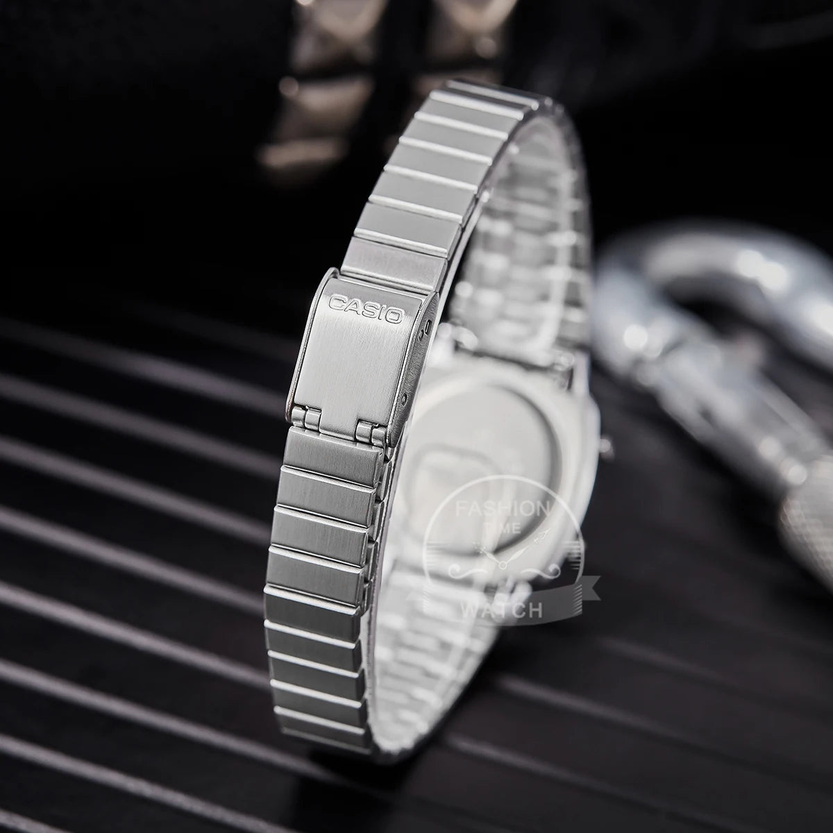 Montre Casio argent montres femmes ensemble marque luxe Étanche numérique Sport montre femme relogio LA670WA-7D/1D
