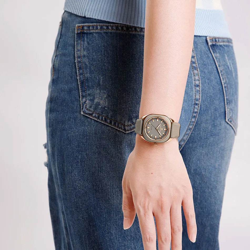 NAVIFORCE – Montre à quartz décontractée et élégante pour femme, bracelet en silicone, cadeau pour femme, montre-bracelet décontractée, Relogio Feminino