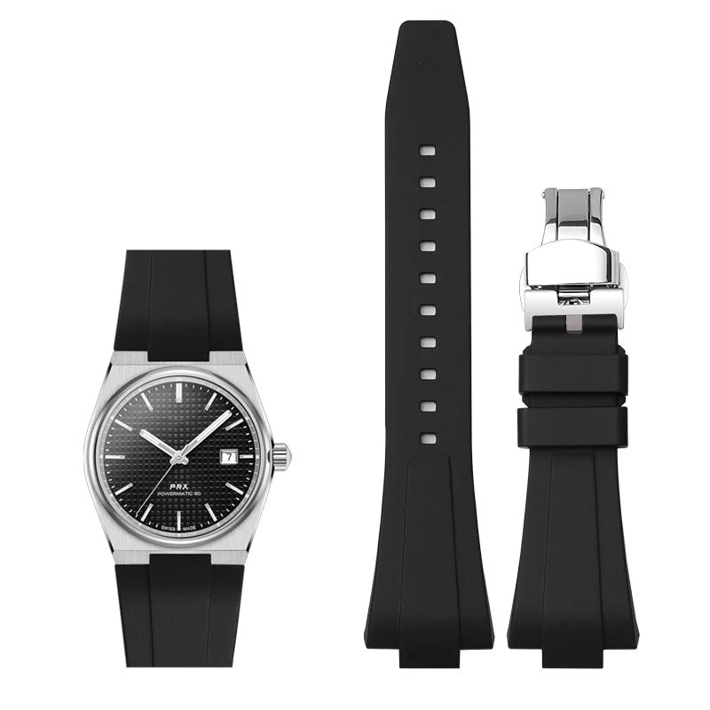 Tissot PRX 35MM/40MM Silicone Replacement Strap + Tools