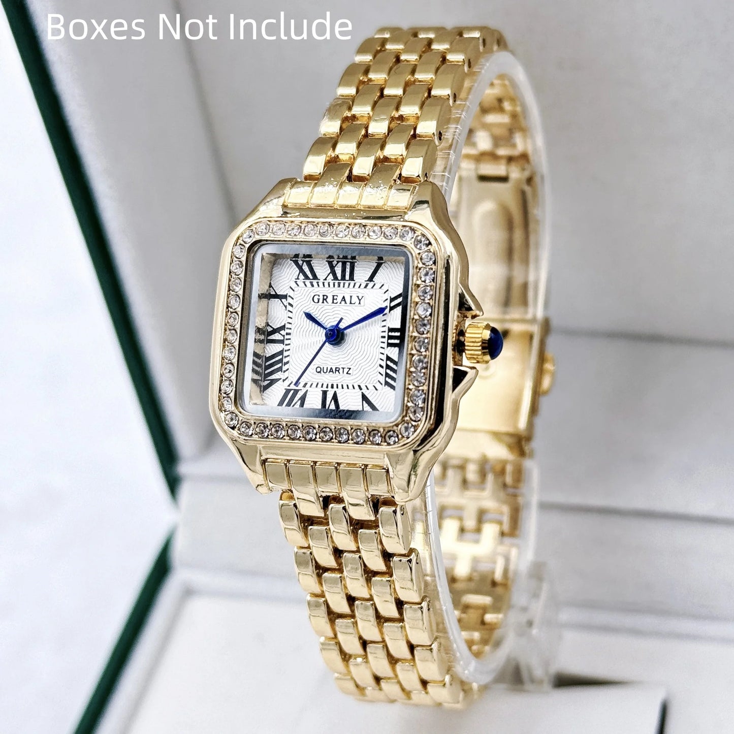 Nouvelles montres pour femmes, marque de luxe légère, affaires, or, acier inoxydable, mode féminine, montres à quartz, bracelet de montre pour femmes