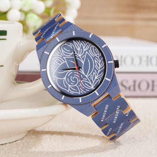 2025 New BOBOBIRD Men‘s Wood Artistic Watches High Quality Japanese Quartz Movement Wristwatch Clock for Men’s Gift Dropshipping