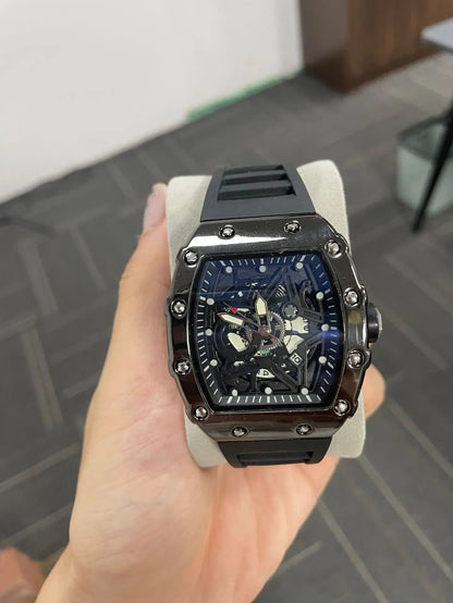 Domineering Beauty Pentagram Luminous Wine Barrel Watch