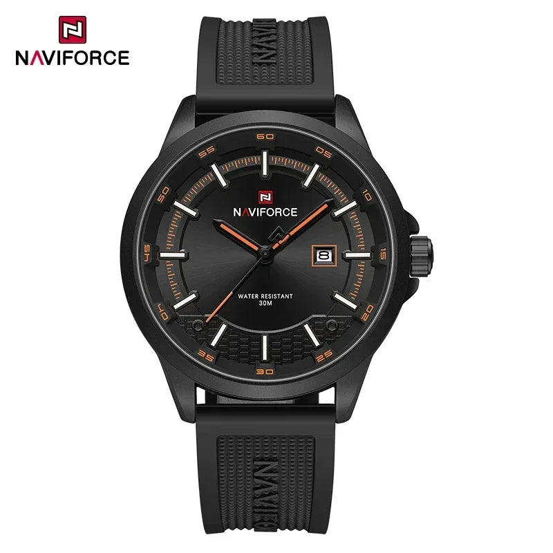 NAVIFORCE NF9248T Business Casual Silicone Strap Watch
