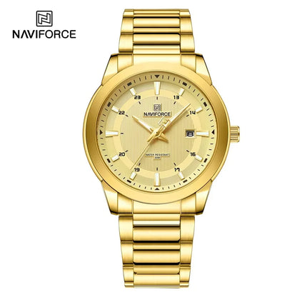 Montres NAVIFORCE NF8029 Bracelet en acier inoxydable Décontracté Homme Quartz Sport