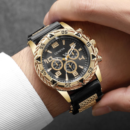 Montre de sport pour homme avec bracelet en silicone tendance et cadran arabe de luxe, montre-bracelet à quartz d'affaires, Reloj Hombre (sans boîte)