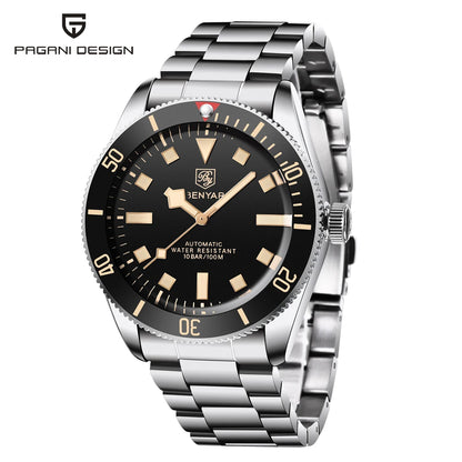 BENYAR BB58 BY-5179M Mechanical Automatic Watch Stainless Steel