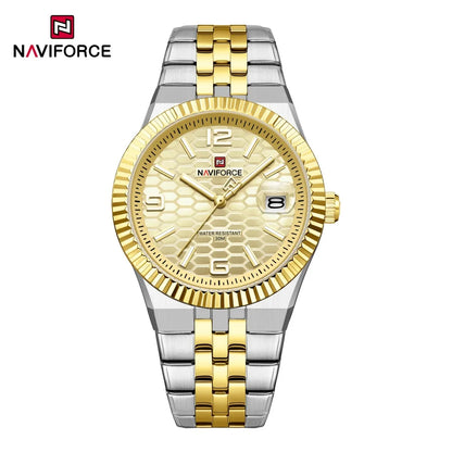 Montre à quartz NAVIFORCE NF9277 en acier inoxydable résistante à l'eau