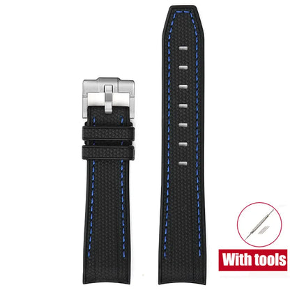 Bracelet de montre en caoutchouc pour Swatch X Omega Joint MoonSwatch étanche Sport 20mm Bracelet de montre en silicone incurvé pour hommes et femmes