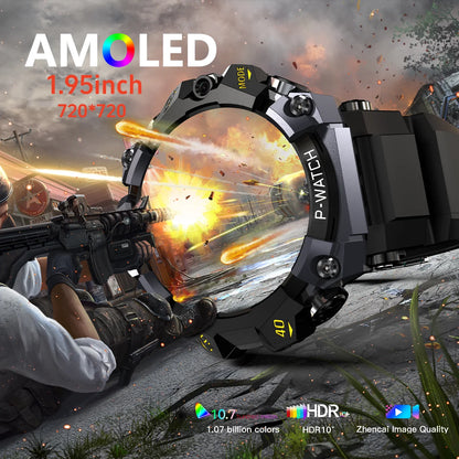 Q668 Montre connectée Android 10.0 1.95 pouces Amoled 720*720 Version cellulaire 5G Montre intelligente avec double caméra 800W GPS WIFI Carte SIM 5G