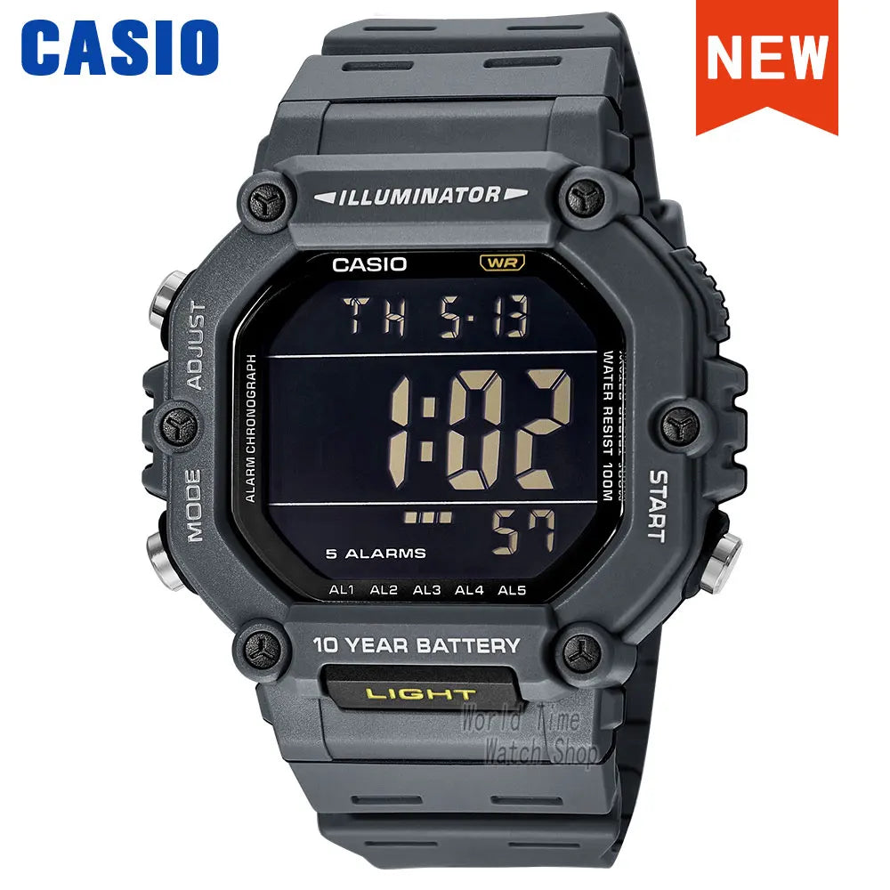 Casio Montre Sport Homme Polyvalente Affichage Numérique Étanche Bracelet Montre AE-1600H-