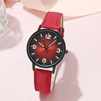 Montre en cuir PU pour femme, montre-bracelet décontractée, montres à quartz pour femme, cadeau, Reloj Mujer, Relogio Feminino
