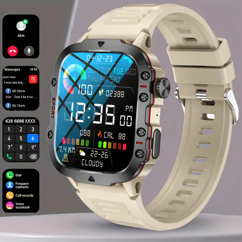 2026New NFC Smat Watch Women 1.96-inch Blood Pressure Heart Rate Bluetooth Call Female Health Smarwatches Ladies For Android IOS