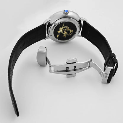 Space Explorer Galaxy Planet Automatic Mechanical Watch