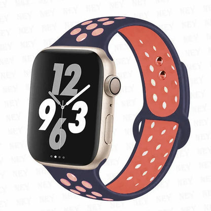 Sport Strap For Apple Watch Band Ultra 49mm 44mm 45mm 38/40mm/41mm Silicone Pride Bracelet correa iWatch Series 8 7 6 4 5 3 9 SE