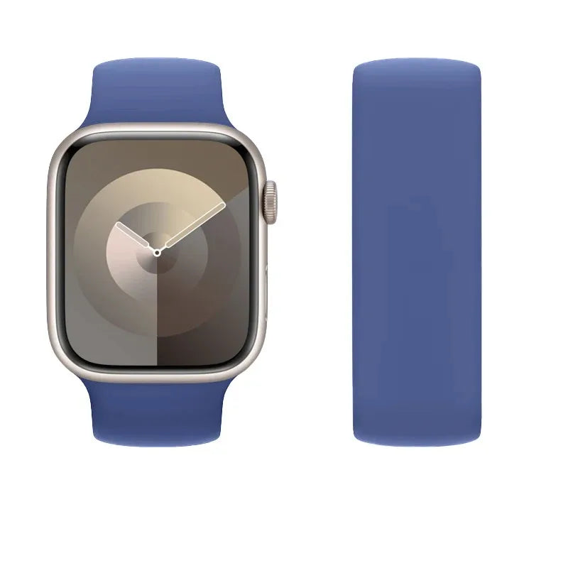 Solo Loop silicone for apple Watch Bands 40mm 44mm 45 41 49mm 42mm 46mm 38 bracelet iwatch series 11 10 9 8 7 6 se3 ultra2 strap