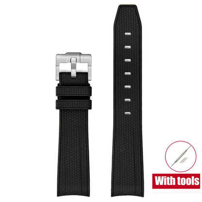 Bracelet de montre en caoutchouc pour Swatch X Omega Joint MoonSwatch étanche Sport 20mm Bracelet de montre en silicone incurvé pour hommes et femmes