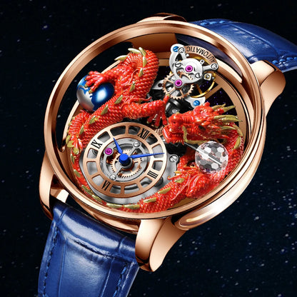 PINDU Design Celestial Body Traditionnelle Dragon Watch