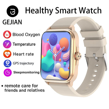 Montre connectée de santé 2026, surveillance de la fréquence cardiaque, de l'oxygène sanguin, de la pression artérielle, appels Bluetooth, GPS IP67, suivi des montres connectées