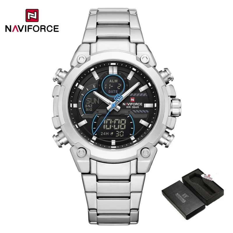 NAVIFORCE – Nouvelle montre-bracelet originale pour hommes, étanche, numérique, à la mode, Relogio Masculino 2026, livraison gratuite