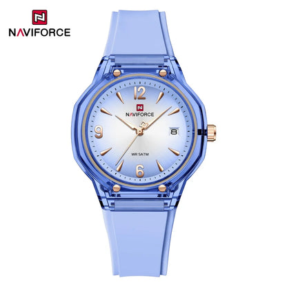 NAVIFORCE Montres de Luxe pour Femmes 2026 Montre-Bracelet à Quartz Tendance avec Calendrier Étanche Lumineuse