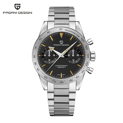 2026 Nouvelle montre homme rétro PAGANI DESIGN Montre à quartz phase de lune pour homme Chronographe sport de vitesse saphir AR VK64 Horloge Reloj Hombre