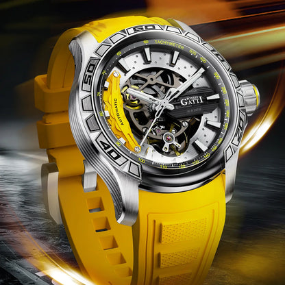 Montre Automatique Homme Squelette BONEST GATTI 2026 Édition Limitée Visibilité Nocturne Verre Saphir - Montre pour Hommes