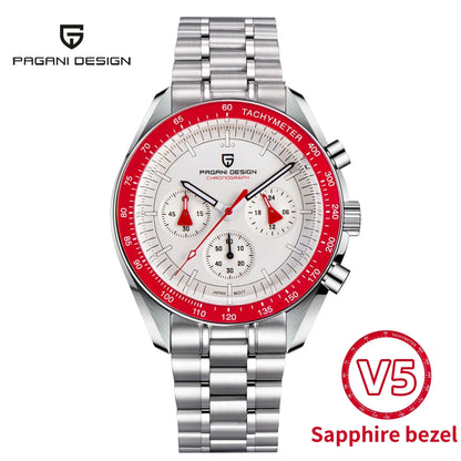 PAGANI DESIGN 2026 Nouvelles Montres Homme Montre de Luxe à Quartz Pour Homme Chronographe Rapide à Date Automatique Bracelet Saphir AR
