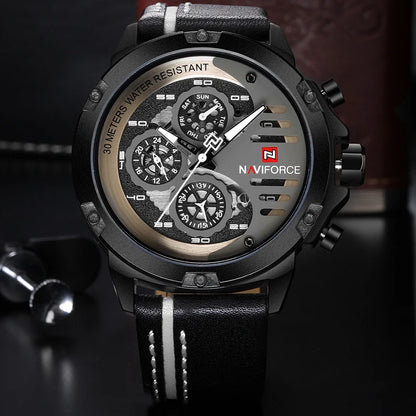Nouvelle Montre Homme NAVIFORCE Créative Sport Militaire Montre-Bracelet Homme d'Affaires Luxueuse Décontractée Relogio Masculino