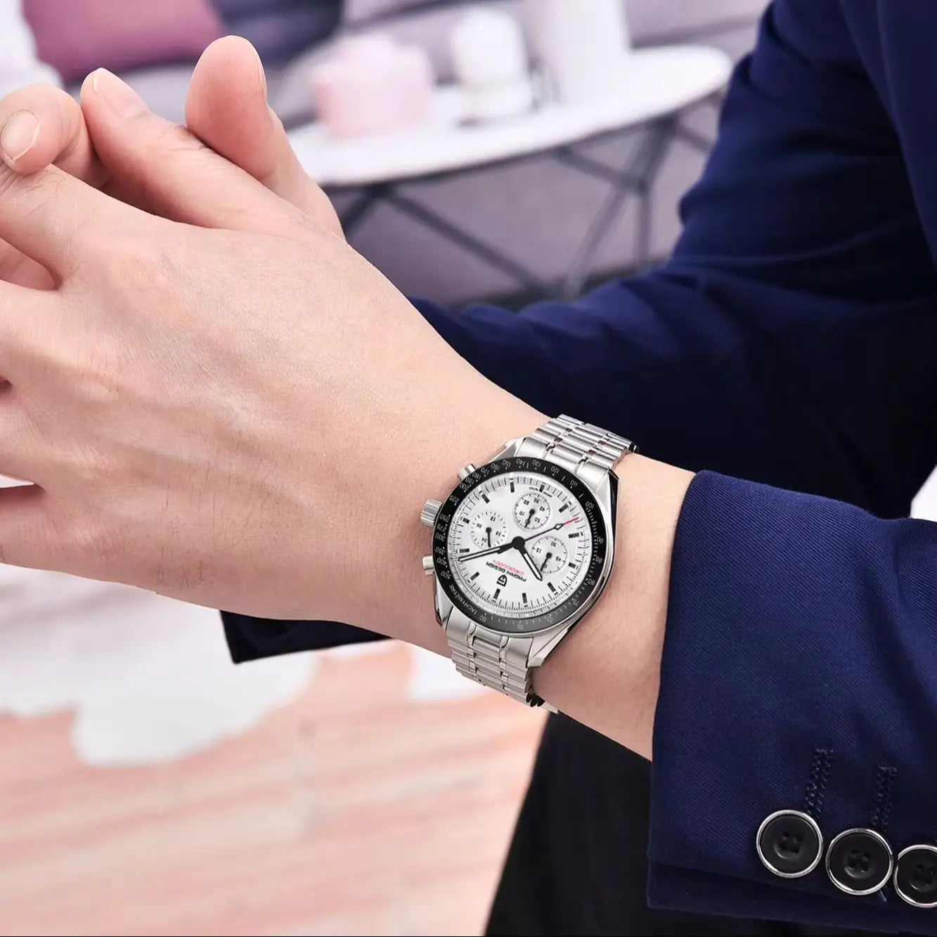 PAGANI DESIGN 2026 Nouvelle V5 PD1701 Montres Homme Luxe Montre à Quartz Homme Sport Vitesse Chronographe Verre Saphir AR Étanche 100M