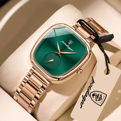 POEDAGAR Elegant Luxury Watch For Woman Waterproof Stainless Steel Women's Quartz Watches Simple High Quality Ladies Wristwatch