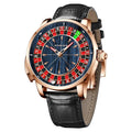 2025 PINDU  Men's Luxury Mechanical Watch Stainless Steel NH35 Wood Grain Roulette Top Brand Waterproof Sapphire Glass