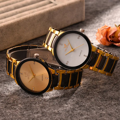 ORLANDO Montres Homme Luxe Nouvel Arrivé Or Noir Cool Quartz Acier Montre-bracelet Exquis Masculino Relogio Horloge Tendance