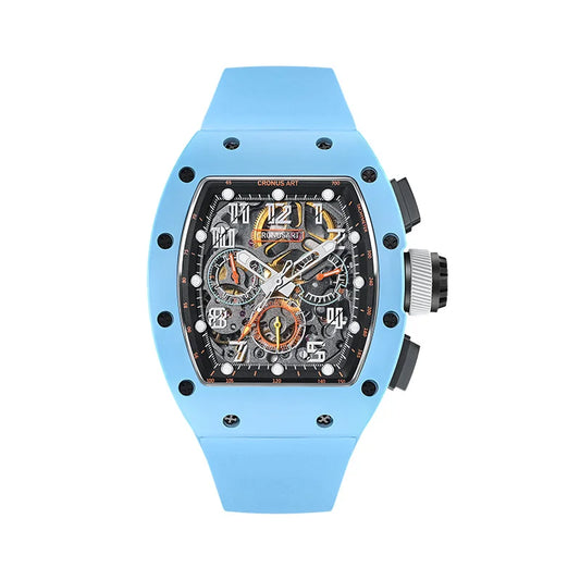 ChronoState CRONUSART CM09-013 50MM – Automatic Tonneau Chronograph Watch | Sapphire Luminous Mechanical Timepiece