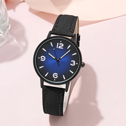 Montre en cuir PU pour femme, montre-bracelet décontractée, montres à quartz pour femme, cadeau, Reloj Mujer, Relogio Feminino