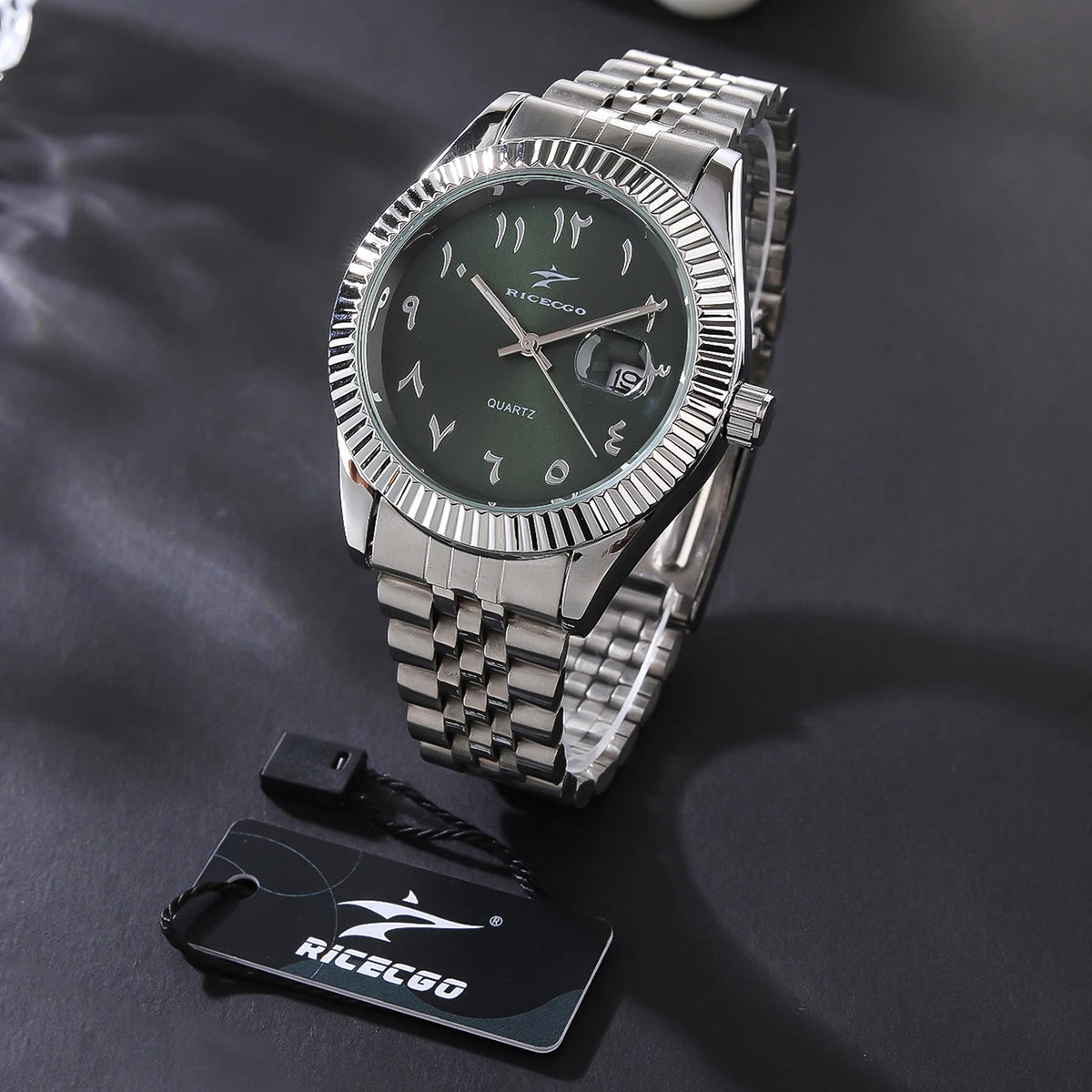 Sports Stainless Steel Quartz Watch Men's Fashion Luxury Business Wristwatch Chronograph Reloj for Men Women Birthday Gift