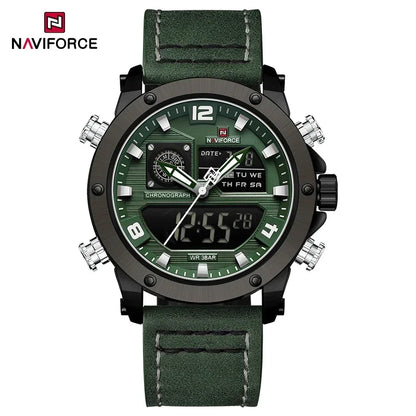 NAVIFORCE NF9236 Dual Display Military Chronograph Watch