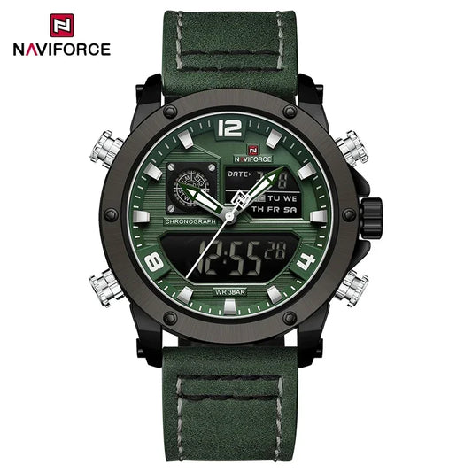 NAVIFORCE NF9236 Dual Display Military Chronograph Watch