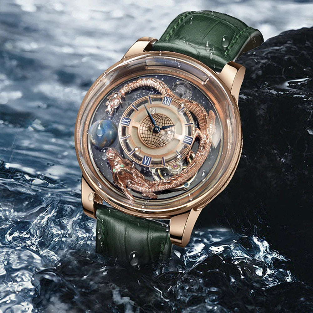 ChronoState Executive Tourbillon Automatic Luxury Business Watch for Mens