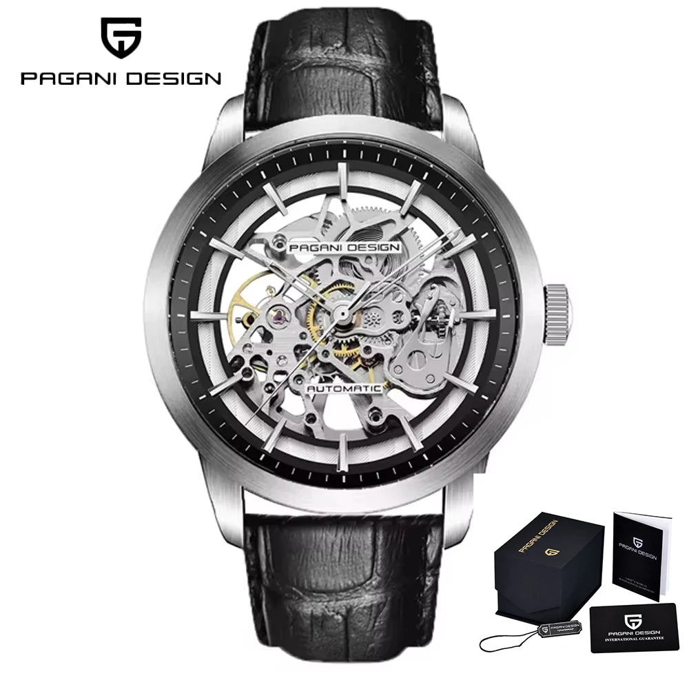 ChronoState Titan Hollow Skeleton Luxury Sports Watch for Men