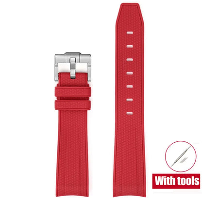 Bracelet de plongée 20mm pour Omega X Swatch Joint MoonSwatch Hommes Femmes Embout incurvé Arc Bracelet en caoutchouc TPU pour Outils de bracelet de montre Rolex