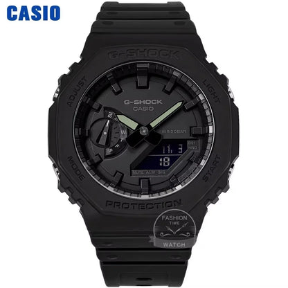 Montre Casio homme G-Shock ultra-fine, montre de sport étanche 200m, montres LED, horloge numérique série GA-2100